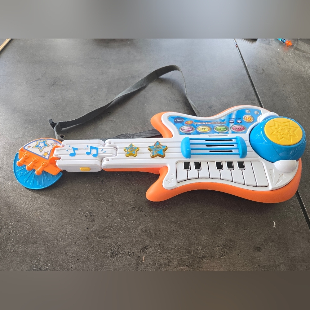 VTech Strum And Jam Kidiband 3-in-1 Kids Musical Guitar